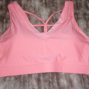 Women's Coral Color Sports Bra